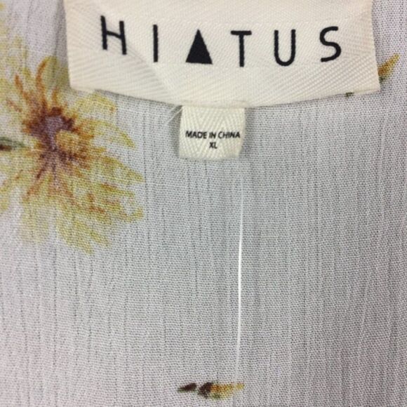 HIATUS FLORAL BUTTON DOWN ROMPER - Picture 4 of 5